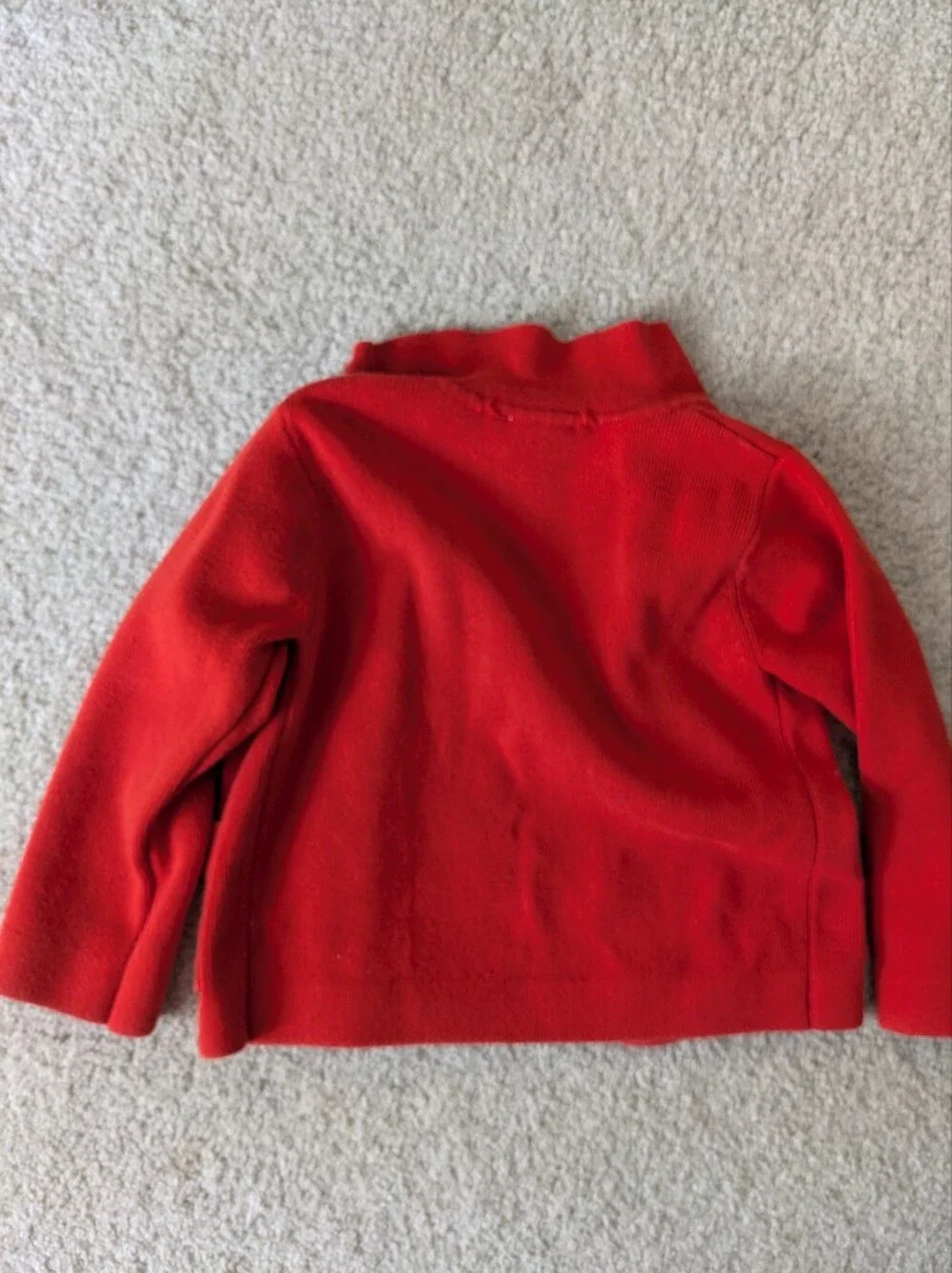 Jacadi Bright Red Button-Front Blazer